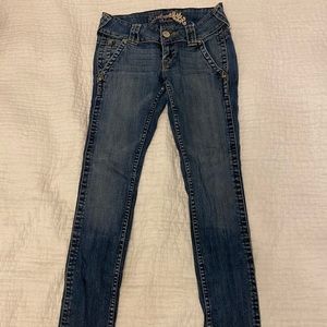 Refuge blue skinny jeans